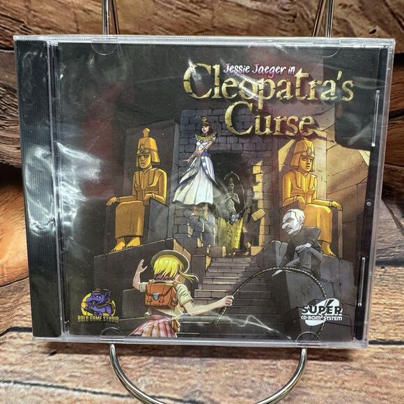 Jessie Jaeger in Cleopatra's Curse TurboGrafx Super CD Video Game Sealed w/ Map - Picture 2 of 7